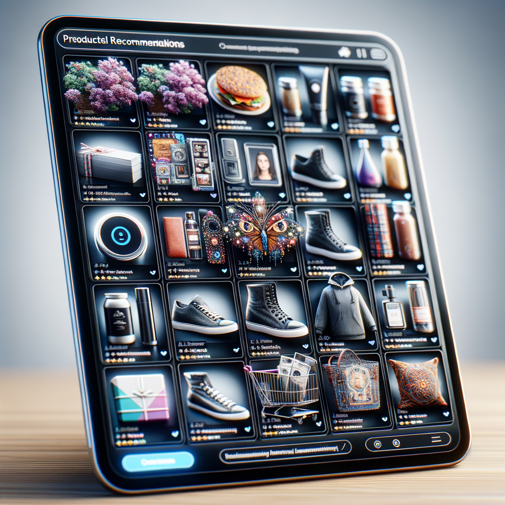 KI-gestützter Online-Shop mit personalisierten Produktempfehlungen.