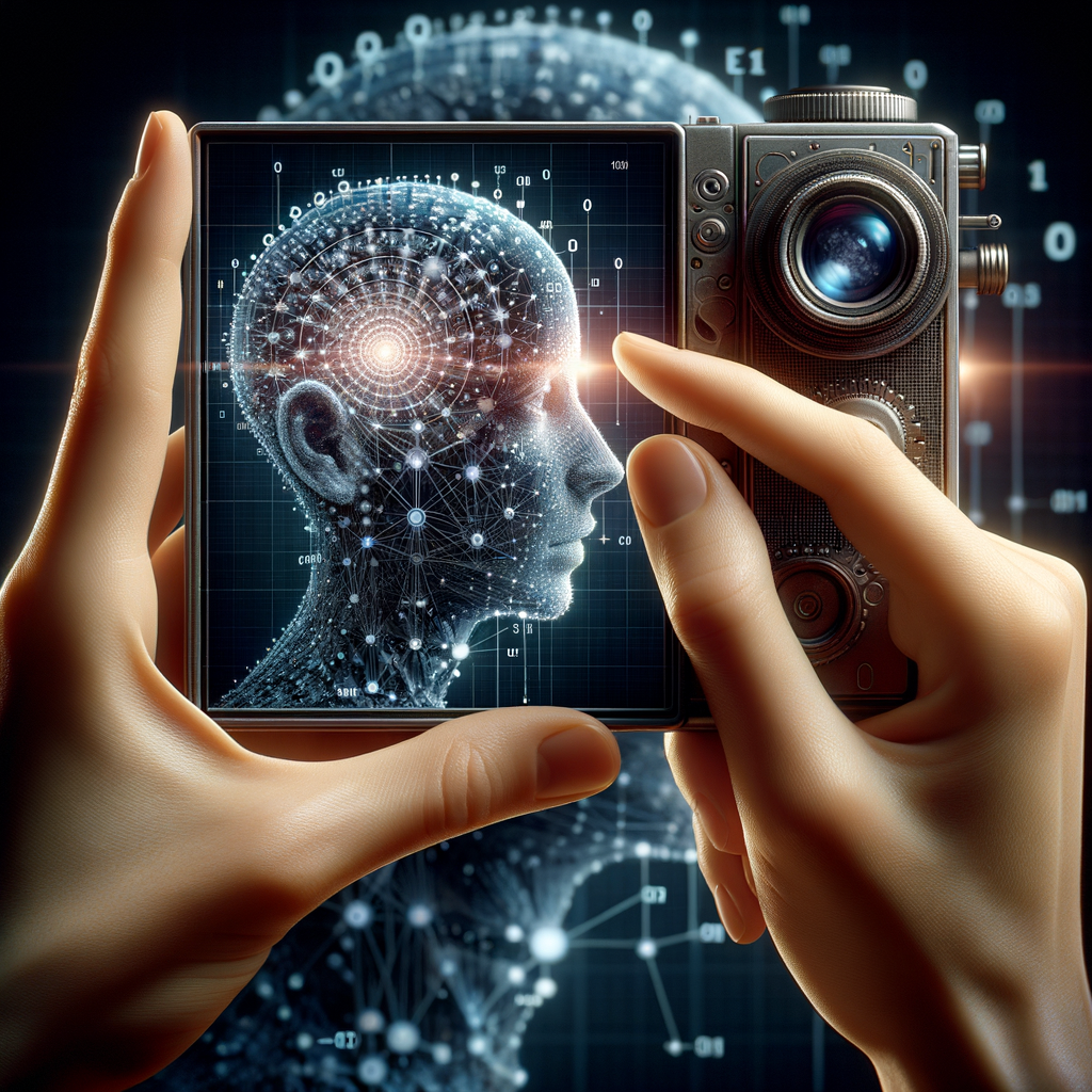 Künstliche Intelligenz visualisiert in neuronalen Netzwerken.