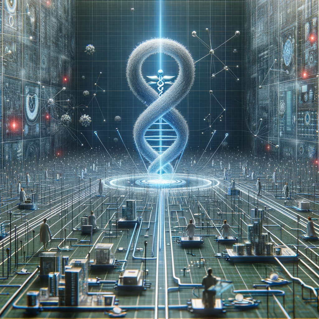 Algorithmen und Datenströme optimieren Gesundheitsversorgung effektiv.