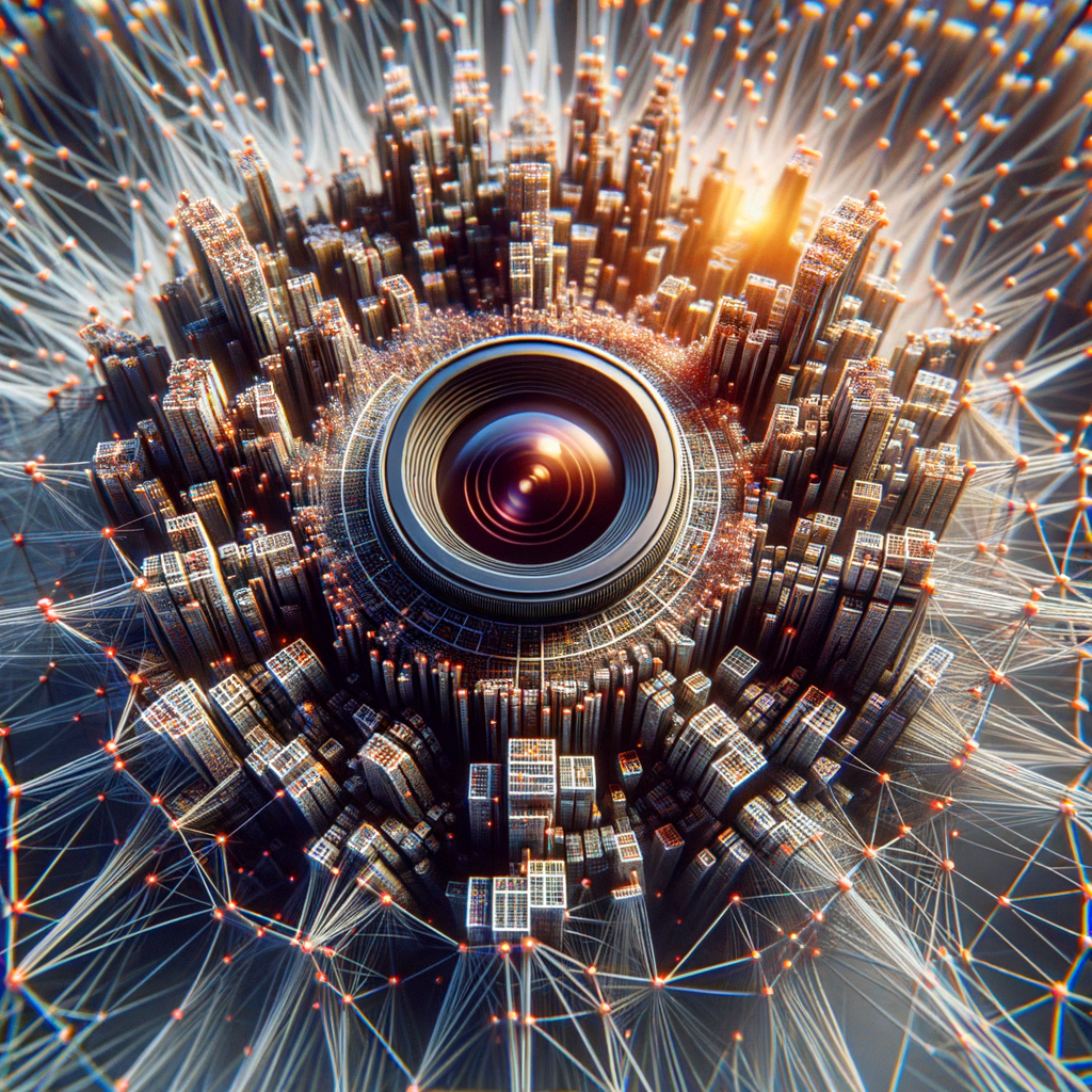 Algorithmische Netzwerke visualisieren datenbasierte Entscheidungsfindungskomplexität dynamisch.