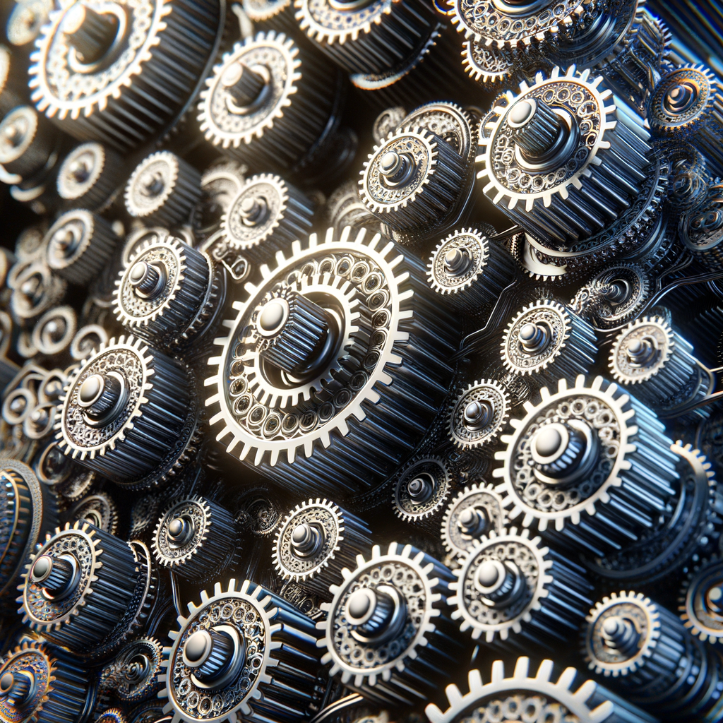 Algorithmische Zahnräder optimieren komplexe Entscheidungsprozesse visuell.
