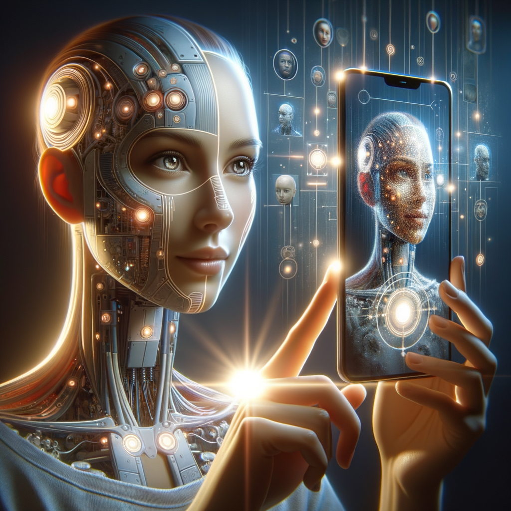 Avatare kommunizieren mit Menschen, revolutionäre AI-Technologie.