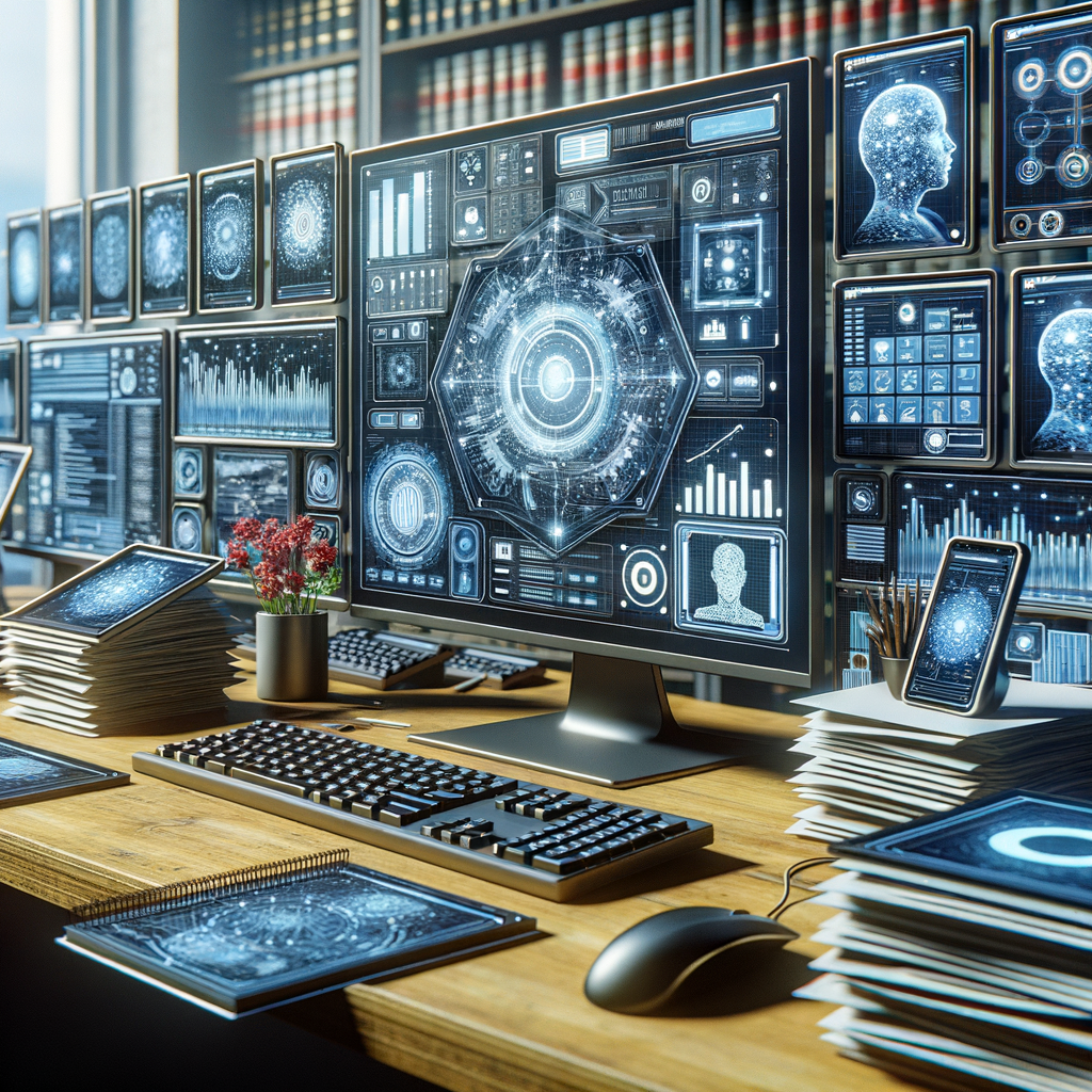 Digitale Kanzlei mit KI-gestützter Software.