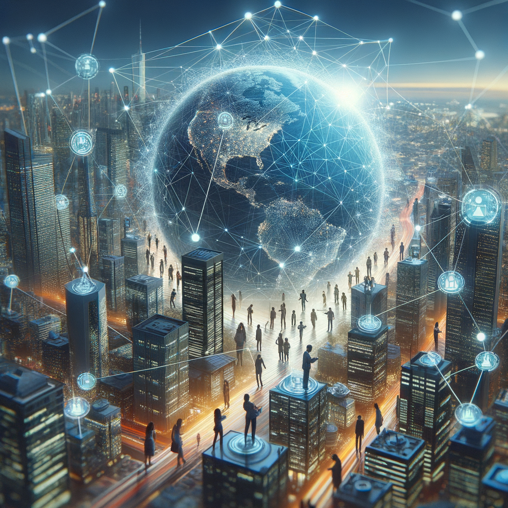 Digitale Netzwerke verbinden Menschen mit intelligenten Lösungen.