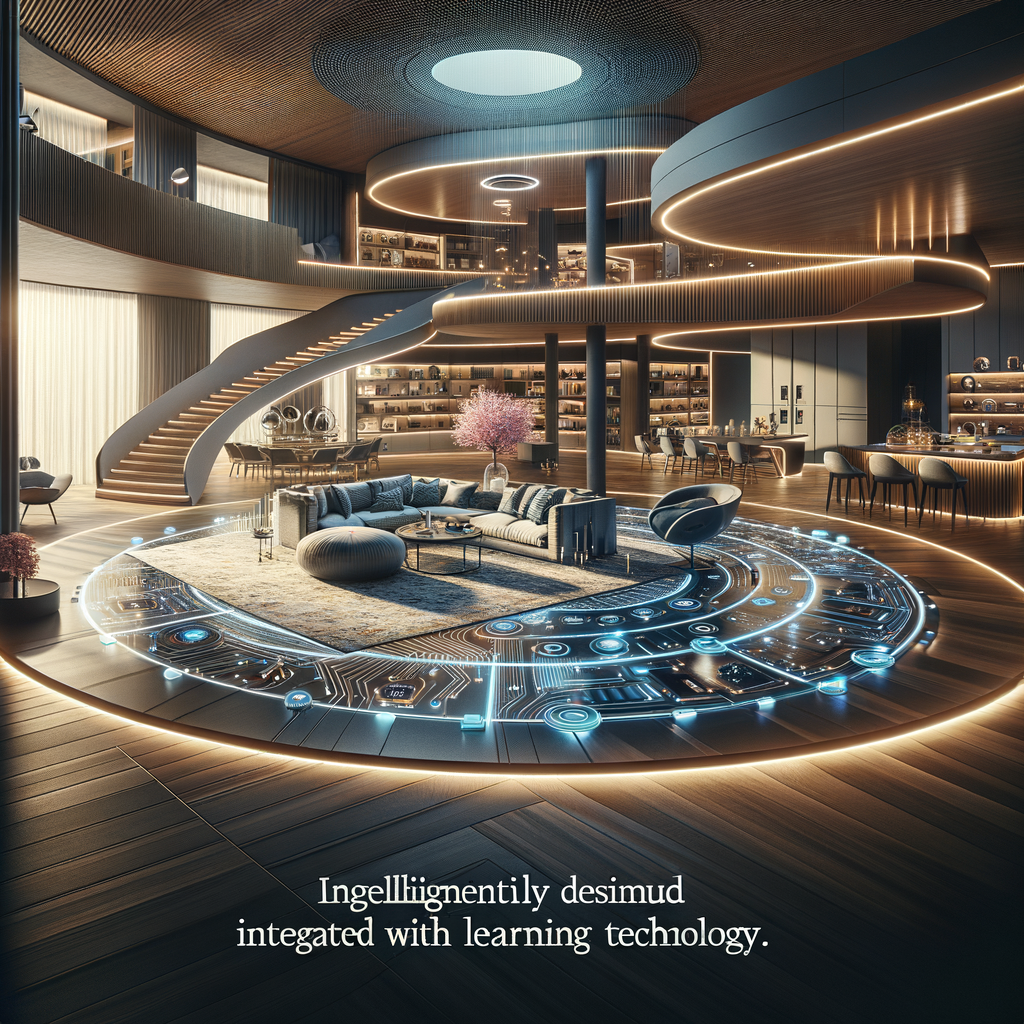 Intelligentes Zuhause mit lernender Technologie, nahtlos integriert.