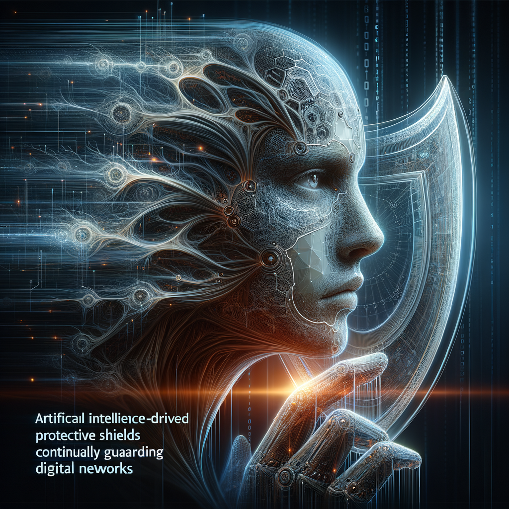 KI-gesteuerte Schutzschilde verteidigen digitale Netzwerke kontinuierlich.