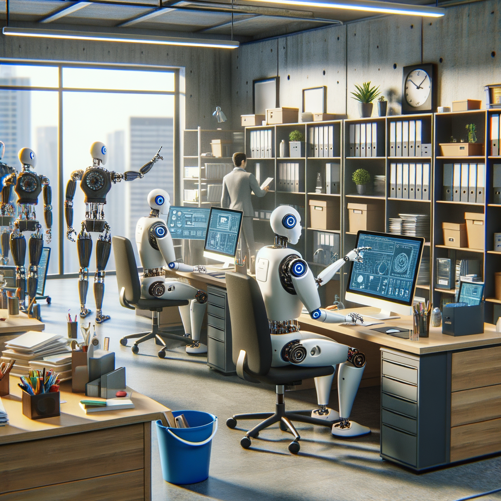 KI-Roboter automatisieren Büroarbeiten für Selbständige.