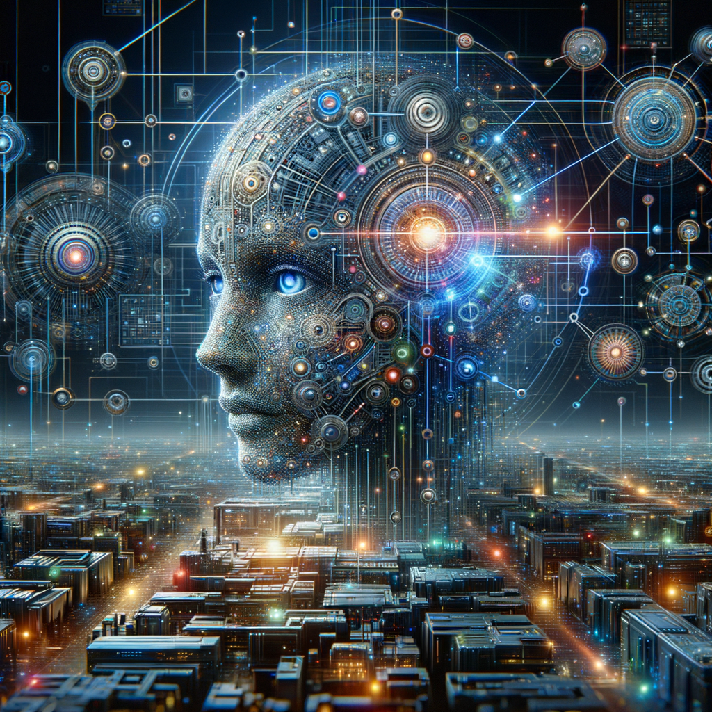 Künstliche Intelligenz visualisiert Vernetzung und Wissensflüsse.