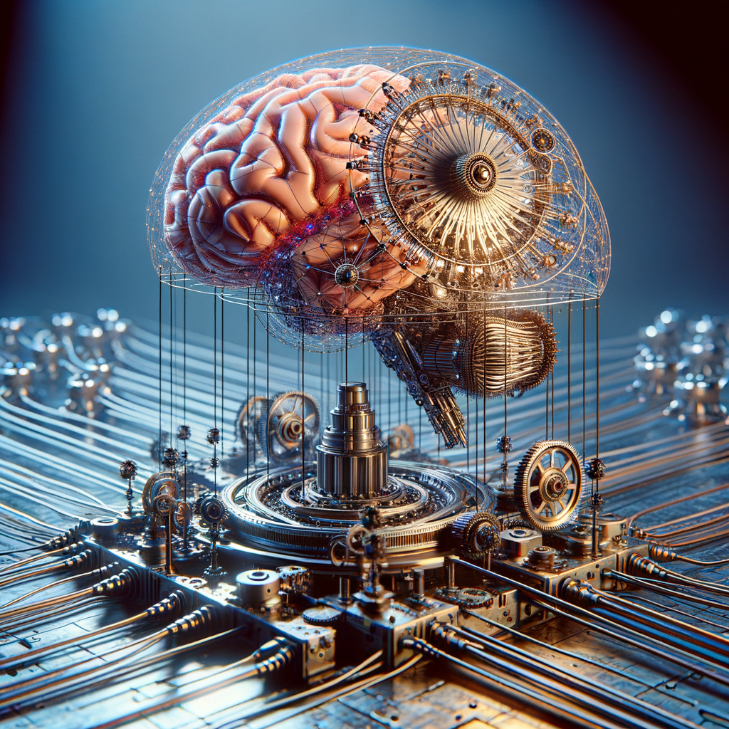 Maschinen verarbeiten Wissen durch neuronale Netzwerke.