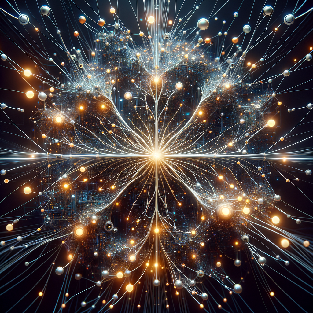 Neuronale Netze verbinden Datenpunkte zu Innovationen.