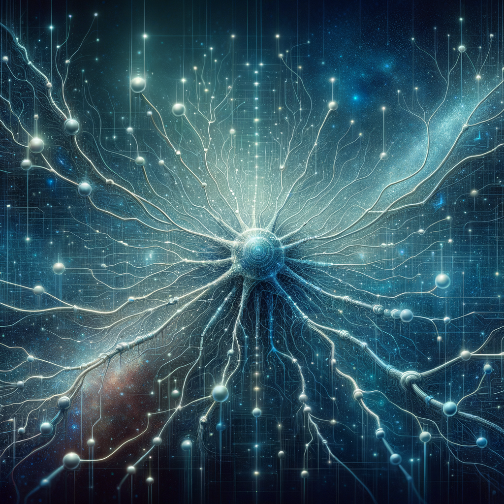 Neuronen aus Datenströmen formen digitale Zukunft.