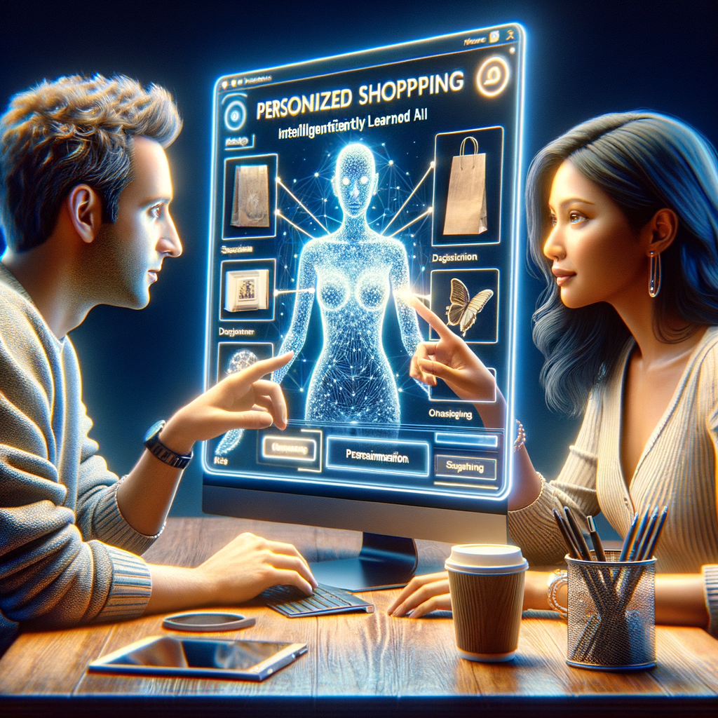 Personalisierte Online-Shopping-Erfahrungen durch KI-Technologie.