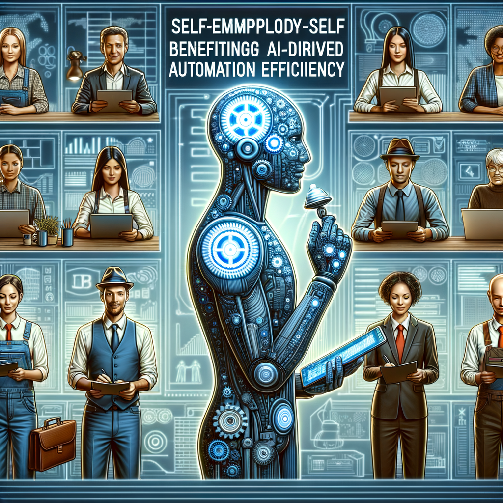 Selbständige profitieren von KI-gesteuerter Automatisierungseffizienz.