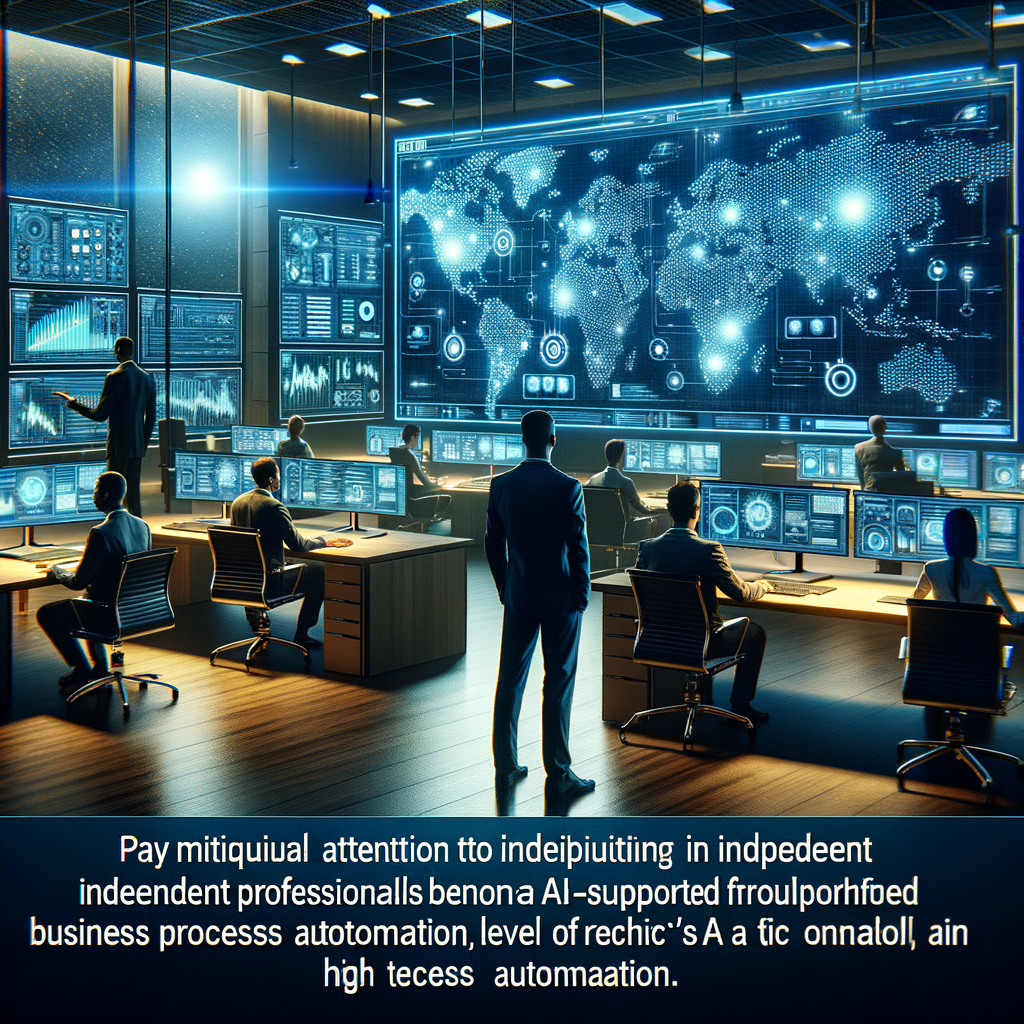 Selbständige profitieren von KI-gestützter Geschäftsprozessautomatisierung.