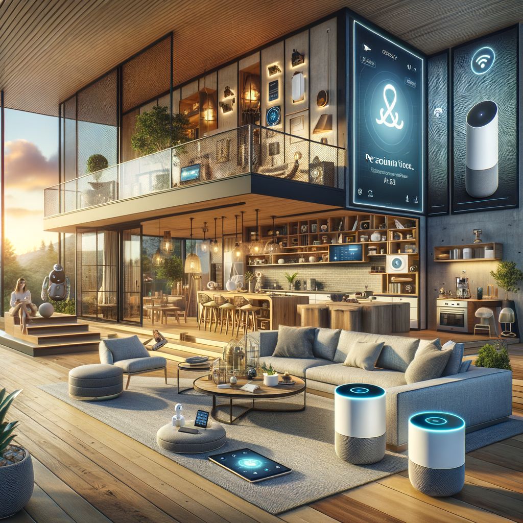 Smart Home mit KI-Assistenten und personalisierten Diensten.