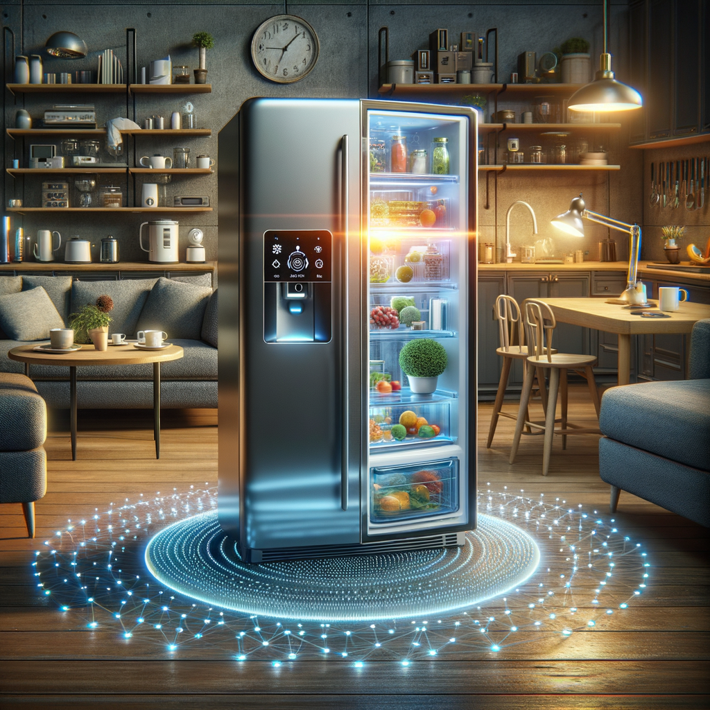 Vernetztes Zuhause mit KI-gesteuerten smarten Geräten.